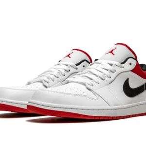 Jordan 1 low white gym red sz 11 new in box